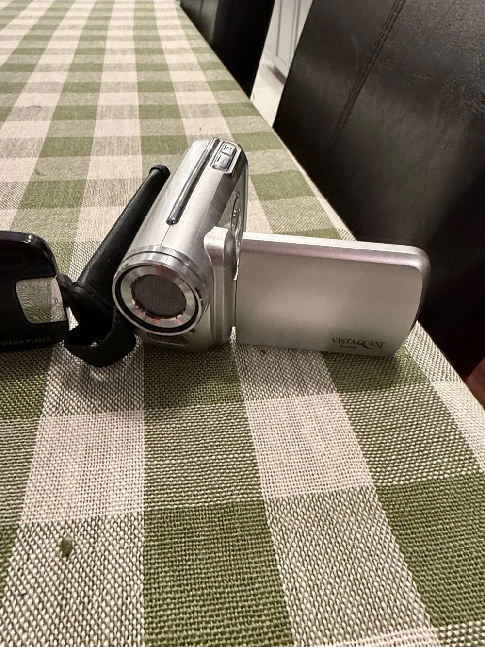 Silver Compact Digital Camcorder - Portable Video Camera